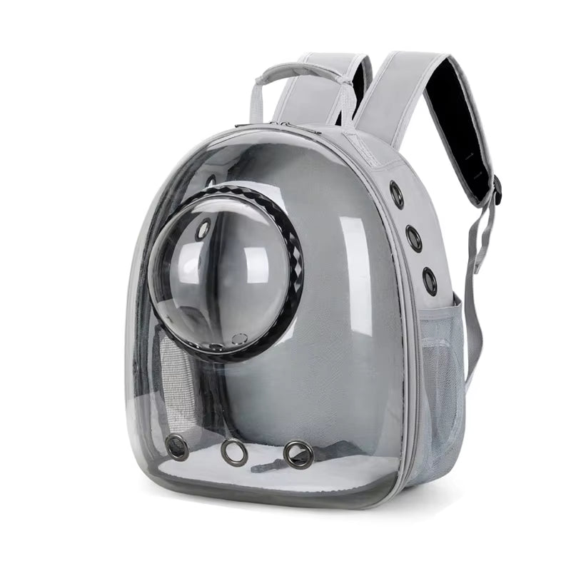 Cat Pet Carrier Backpack Transparent Capsule Bubble Pet Backpack Small Animal Puppy Kitty Bird Breathable Pet Carrier for Travel