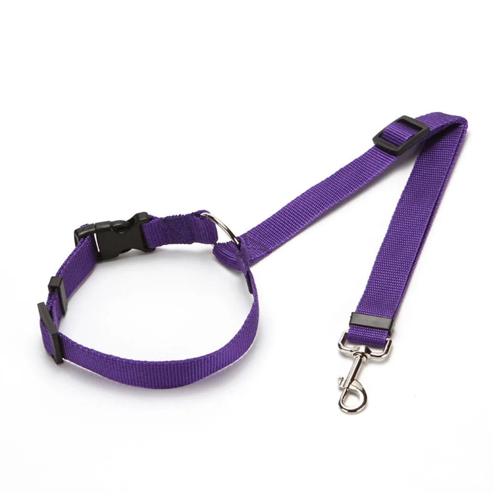 Pet Products Universal Practical Cat Dog Safety Adjustable Car Seat Belt Harness Leash Puppy Seat-Belt Travel Clip Strap Leads