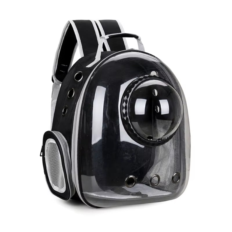 Cat Pet Carrier Backpack Transparent Capsule Bubble Pet Backpack Small Animal Puppy Kitty Bird Breathable Pet Carrier for Travel