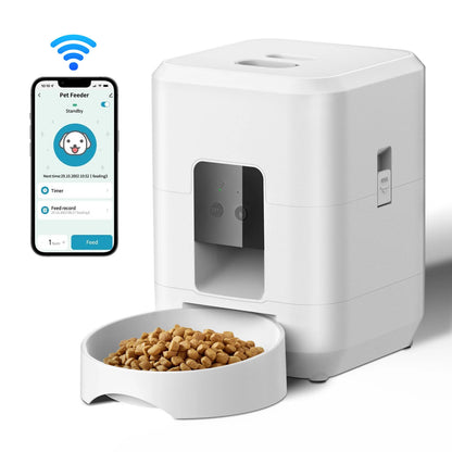 Intelligent Automatic Pet Feeder with Remote Control and Timed Feeding Features