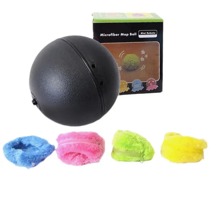 Pet Electric Toy Ball Magic Roller Ball Interactive Toy Robot Automatic Roller Ball Magic Ball New Dog Cat Pet Chew Plush 5Pcs