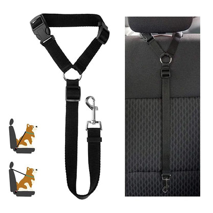 Pet Products Universal Practical Cat Dog Safety Adjustable Car Seat Belt Harness Leash Puppy Seat-Belt Travel Clip Strap Leads