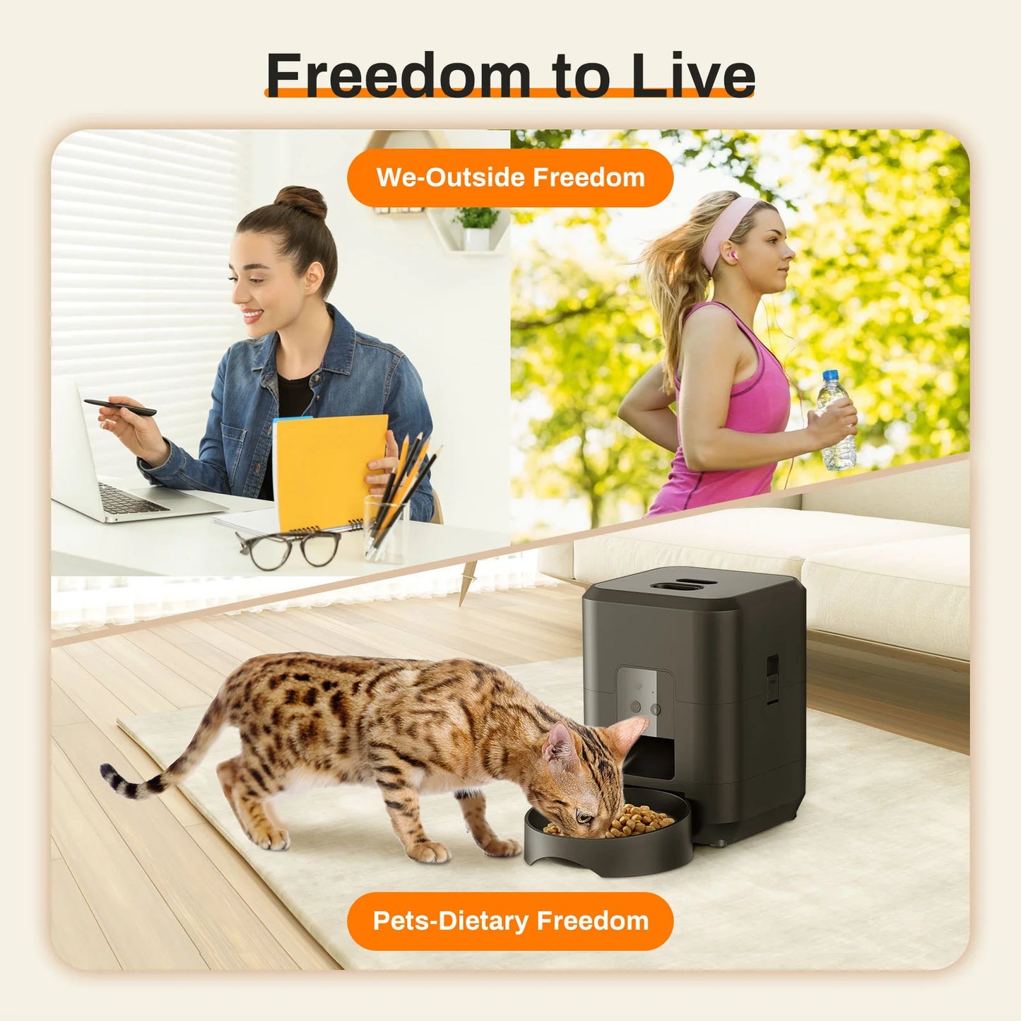 Intelligent Automatic Pet Feeder with Remote Control and Timed Feeding Features