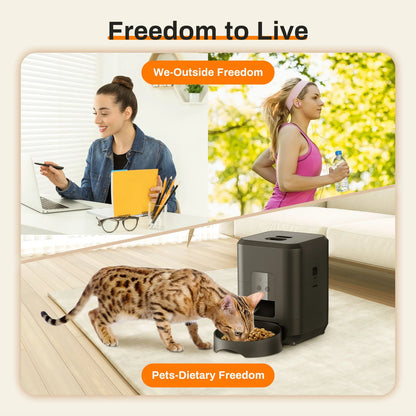 Intelligent Automatic Pet Feeder with Remote Control and Timed Feeding Features