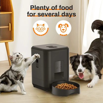 Intelligent Automatic Pet Feeder with Remote Control and Timed Feeding Features