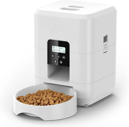 Intelligent Automatic Pet Feeder with Remote Control and Timed Feeding Features